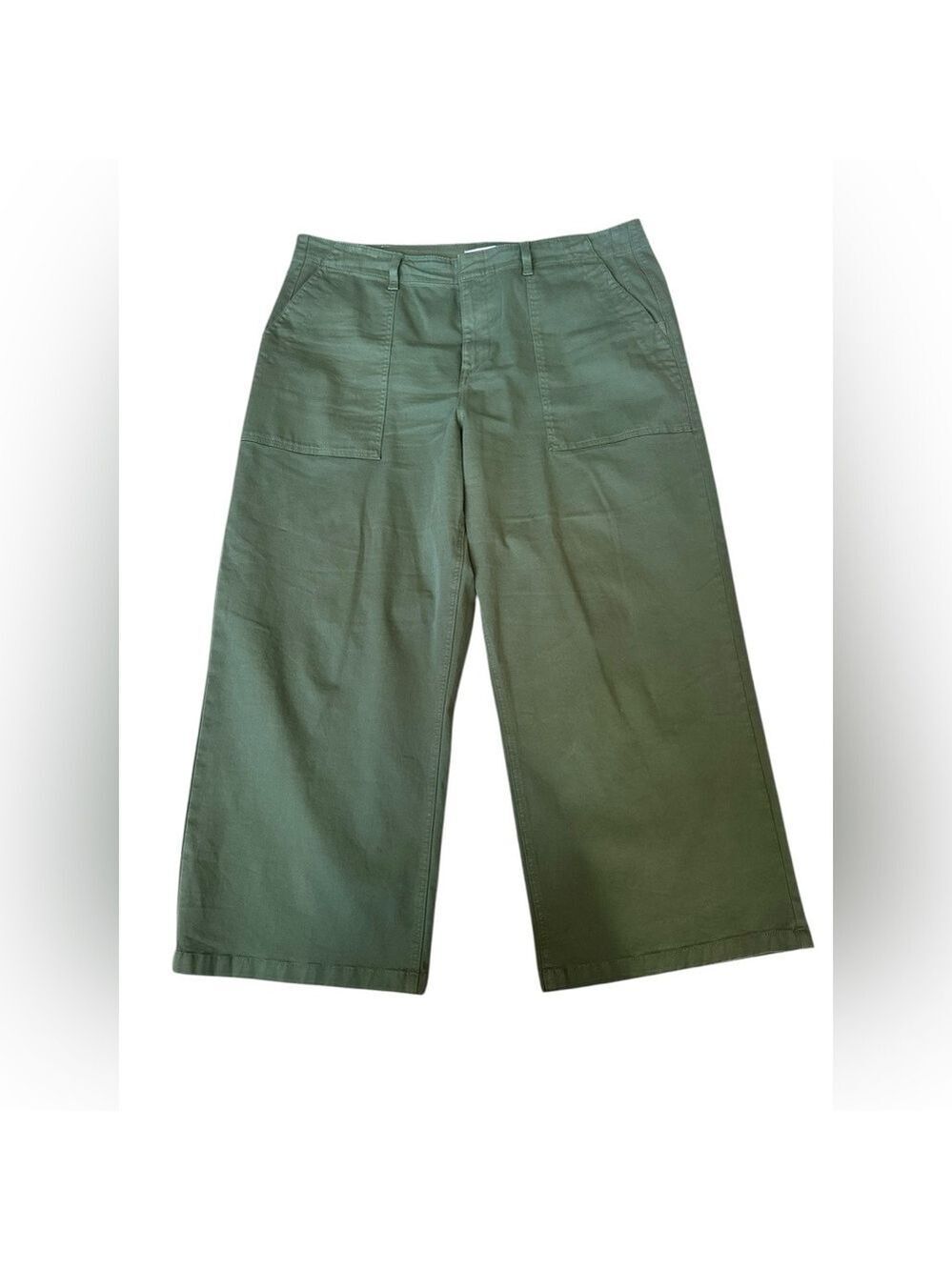 Pistola Denim Twill Sophia Sage Green Wide-Leg Women's Pants Plus Size 33 EUC - Picture 2 of 7